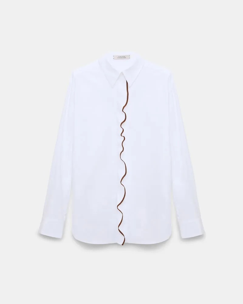 Dorothee Schumacher Hemd aus Baumwoll-Popeline Weiß