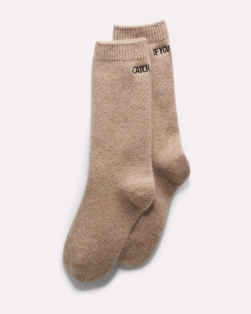 Dorothee Schumacher SOCKEN AUS KASCHMIR Braun