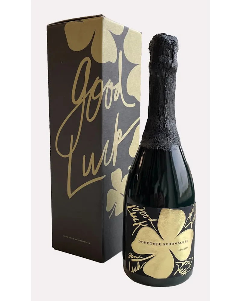 Dorothee Schumacher Good Luck" Champagner Kerze Schwarz