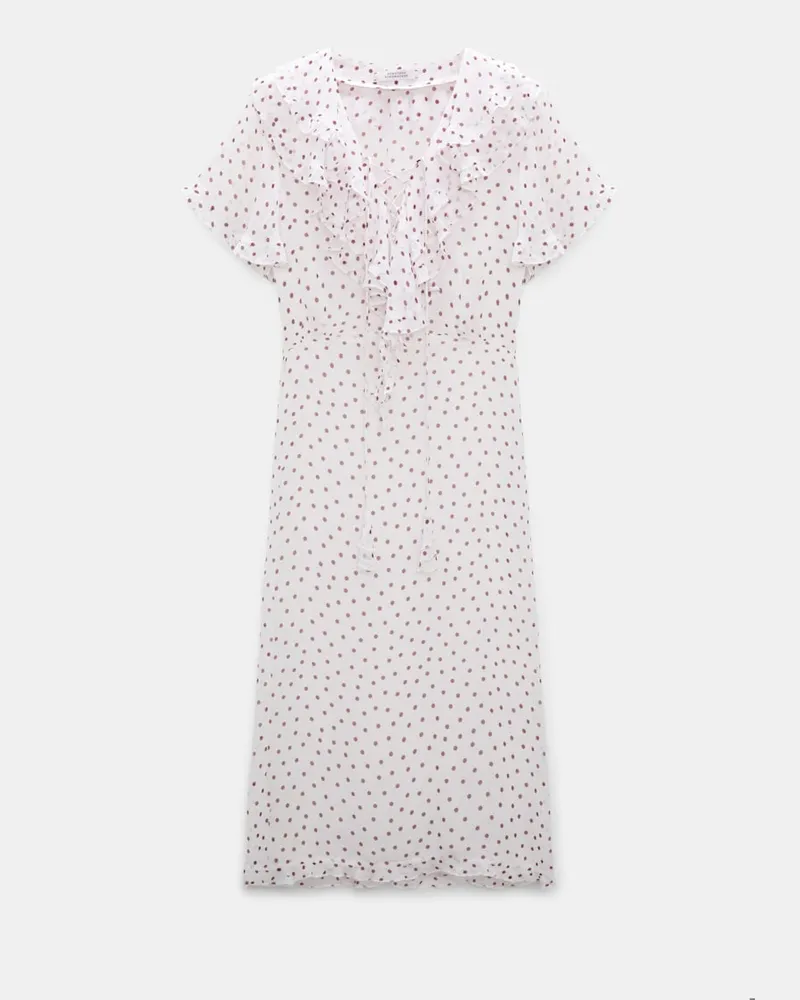 Dorothee Schumacher Body-hugging Kleid aus Viskose-Georgette Rot