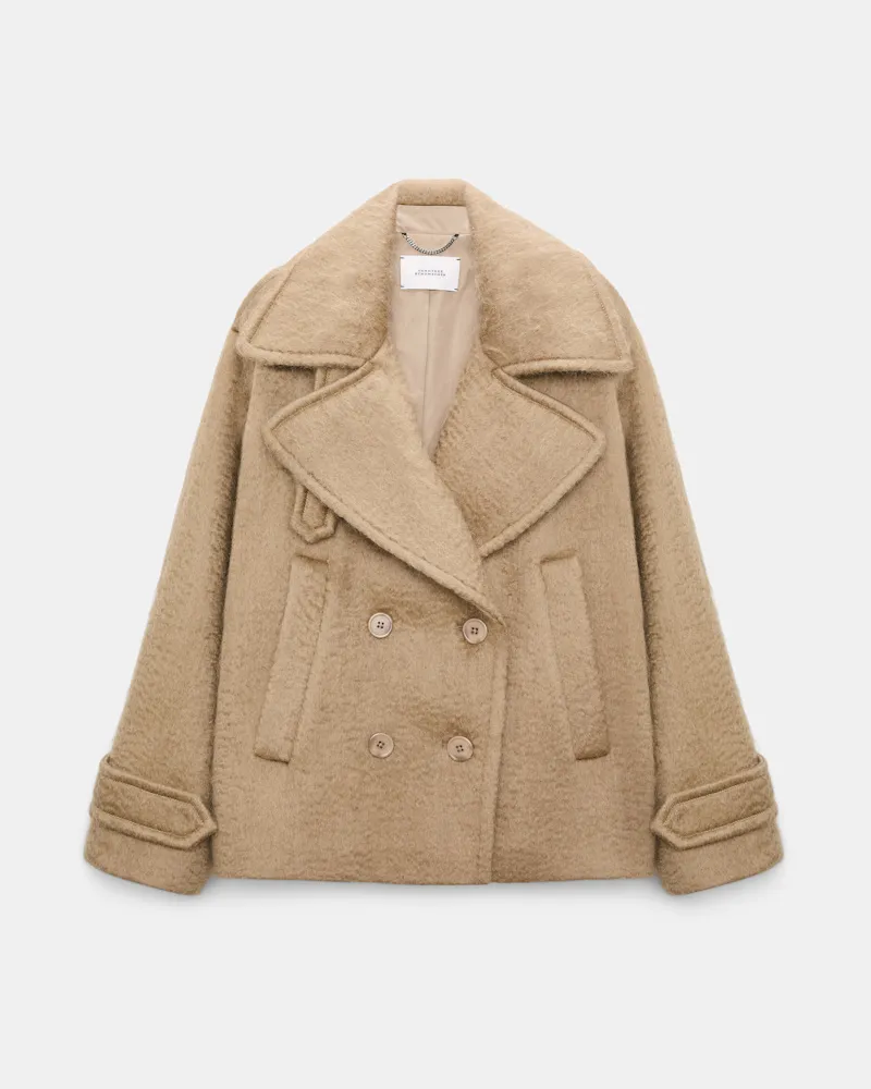 Dorothee Schumacher Jacke aus Mohair-Wollmischung Beige