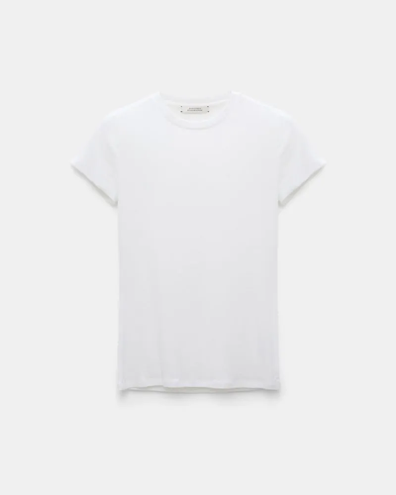 Dorothee Schumacher Extra softes Rundhalsshirt Weiß