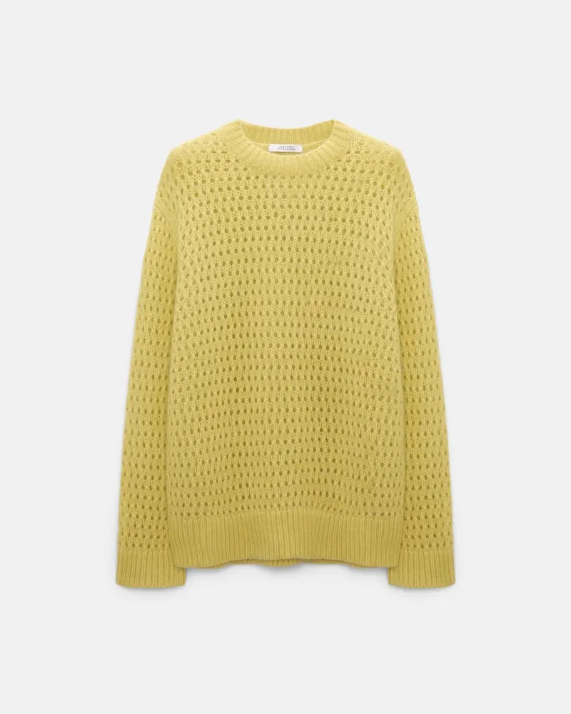 Dorothee Schumacher Pullover aus Merino und Kaschmir Gelb