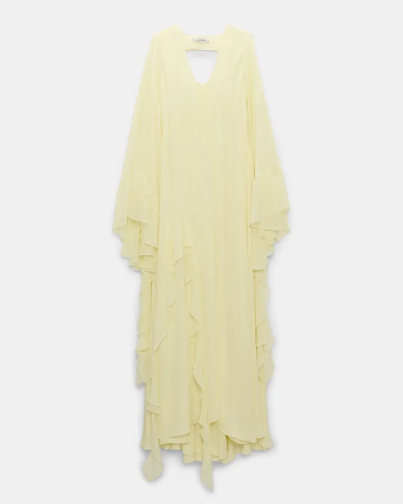 Dorothee Schumacher Maxikleid mit tiefem Rückenausschnitt Gelb