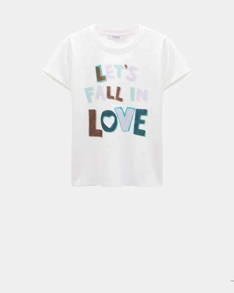 Dorothee Schumacher LET'S FALL IN LOVE T-Shirt Weiß
