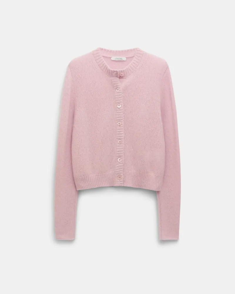 Dorothee Schumacher Cardigan mit Rundhalsausschnitt Rosa