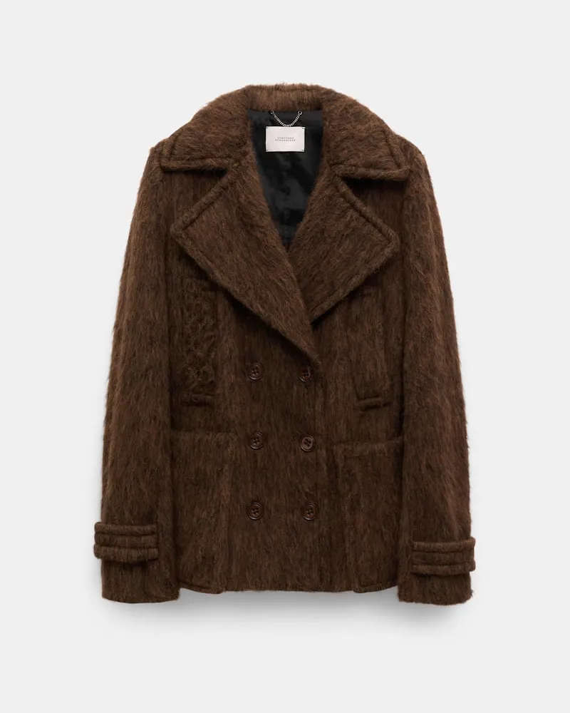 Dorothee Schumacher Zweireihige Caban-Jacke Braun