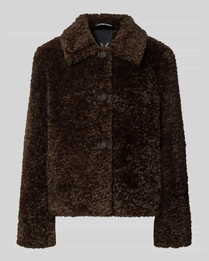 Fuchs Schmitt Regular Fit Jacke mit Umlegekragen Dunkelbraun