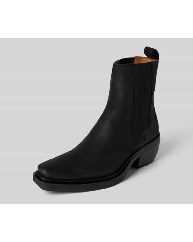 Copenhagen Chelsea Boots mit elastischem Einsatz Black