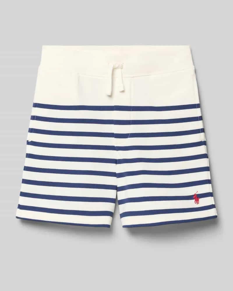 Ralph Lauren Regular Fit Sweatshorts aus Baumwoll-Mix Offwhite