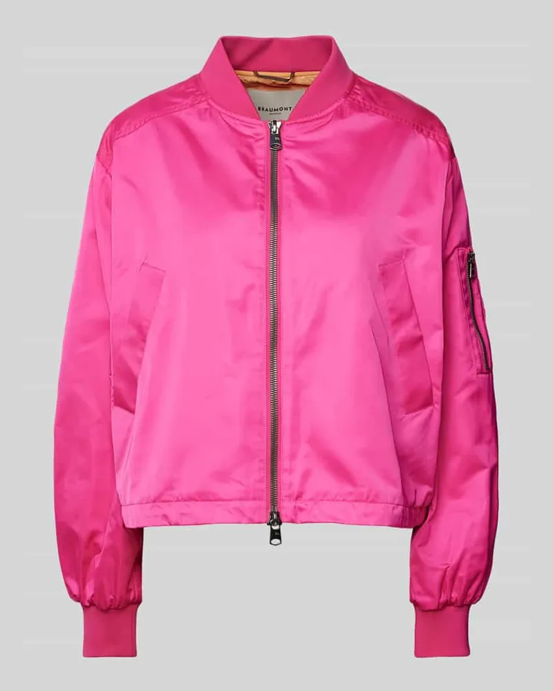 Beaumont Amsterdam Bomberjacke mit Zweiwege-Reißverschluss Modell 'JODY Pink