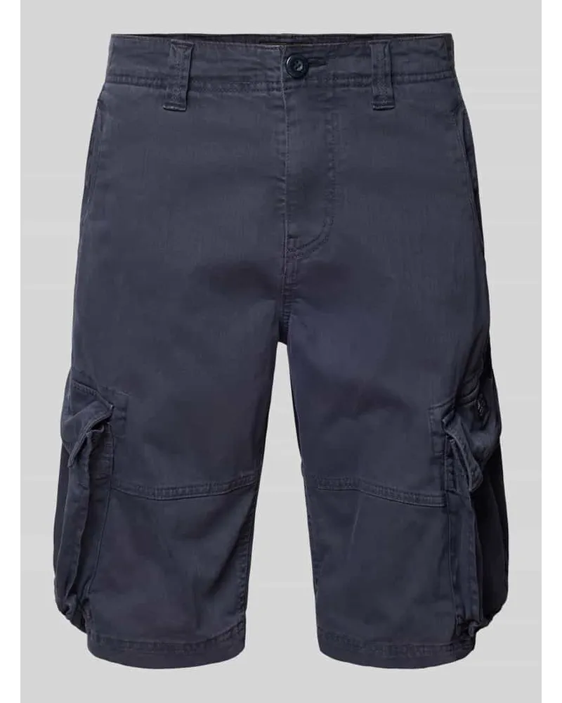 Superdry. Bermudas mit Cargotaschen Modell 'CORE Marine