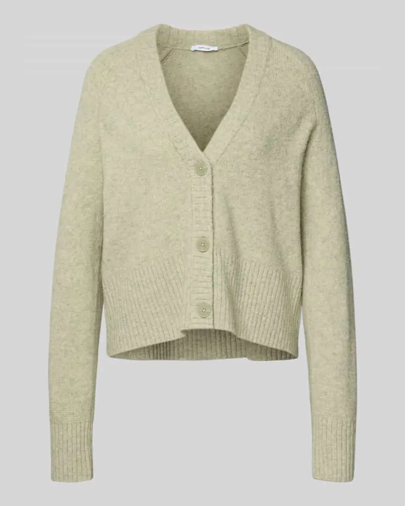 OPUS Strickjacke mit V-Ausschnitt Modell 'Dassi Mint