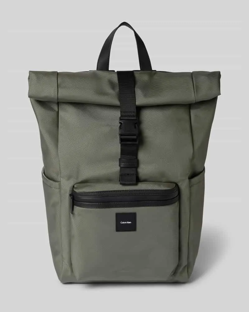Calvin Klein Rucksack mit Label-Badge Khaki
