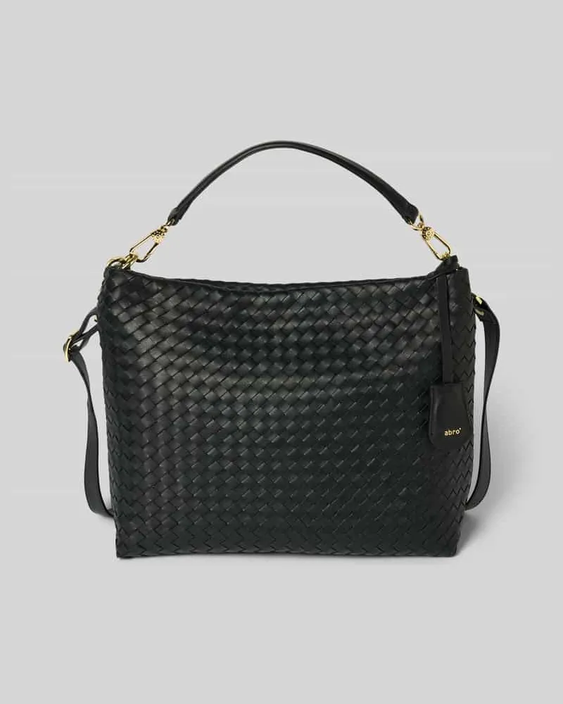 Abro Handtasche in Flecht-Optik Modell 'KAIA Black