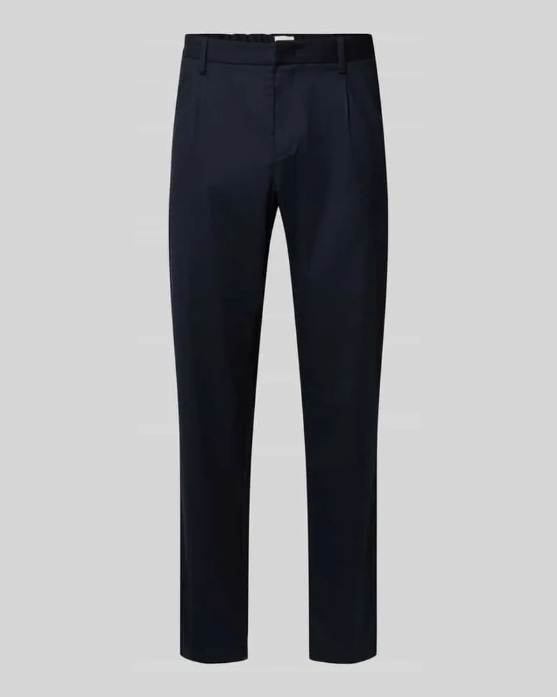 Roy Robson Stoffhose mit elastischem Bund Blau