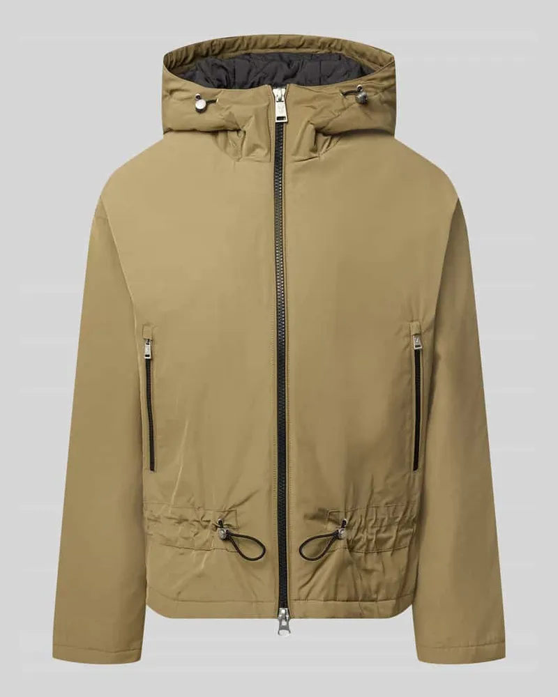 Fuchs Schmitt Regular Fit Jacke mit Baumwoll-Anteil Khaki