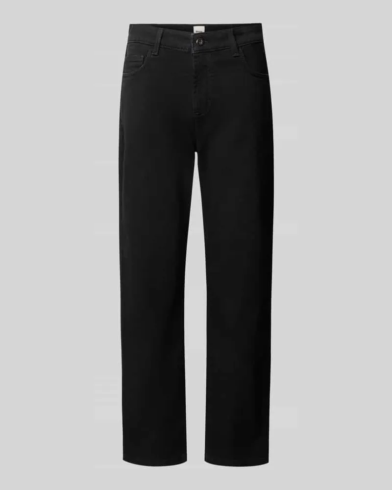 Brax Regular Fit Straight Fit Jeans mit Dark Wash Black
