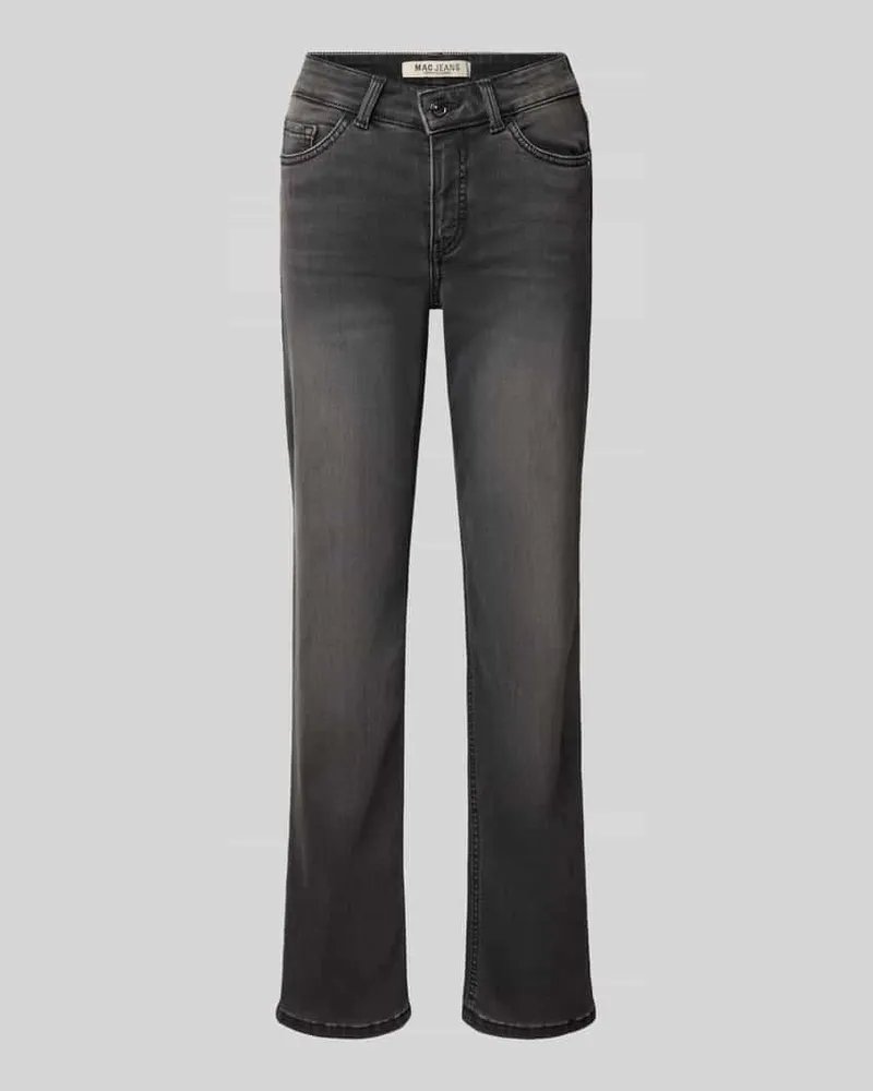 MAC Jeans Regular Fit Jeans mit winterwarm angerautem Innenfutter Mittelgrau