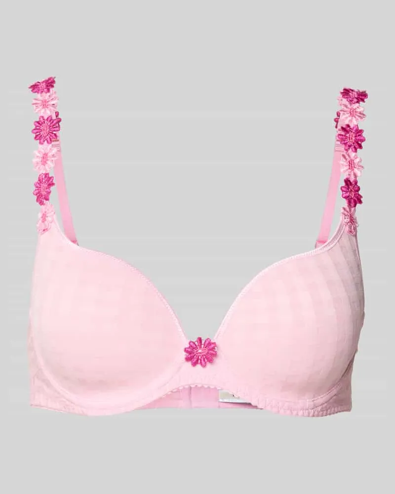 Marie Jo Bügel-BH mit floralem Zierbesatz Modell 'Avero Rosa