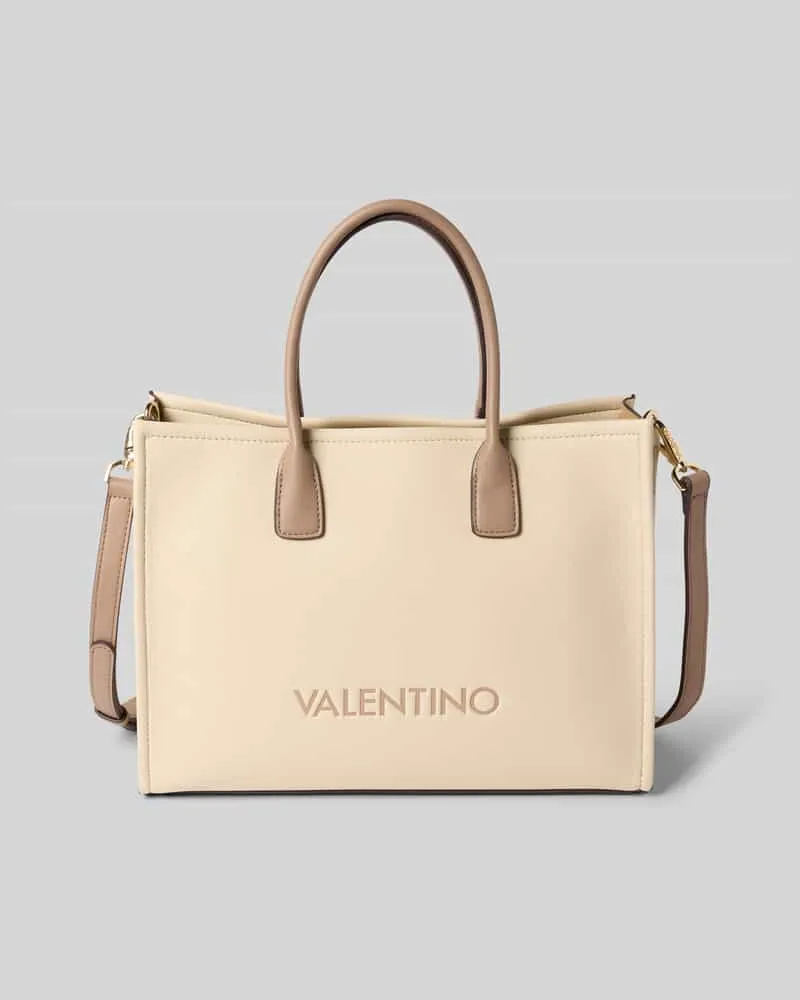 Valentino Bags Handtasche in Two-Tone-Machart Modell 'WILK Ecru