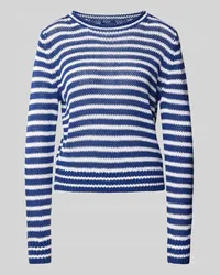 Ralph Lauren Strickpullover mit Rundhalsausschnitt Blau