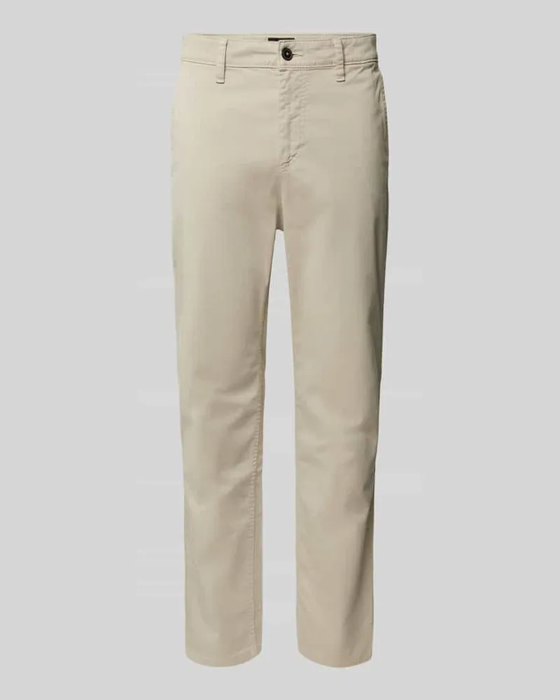 HUGO BOSS Chino mit französischen Eingrifftaschen Beige