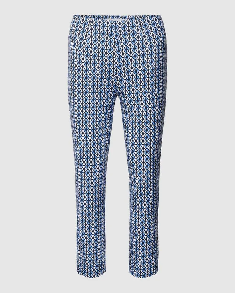 RAFFAELLO ROSSI  Stoffhose mit verkürztem Schnitt Modell 'PENNY Blau