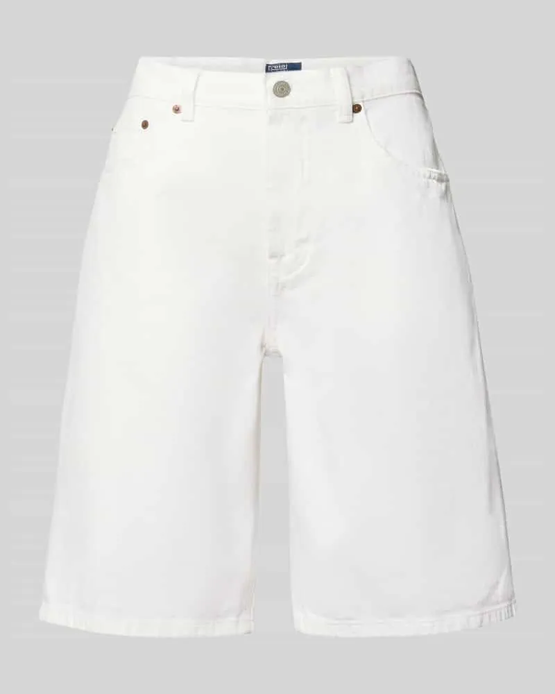 Ralph Lauren Regular Fit Jeansshorts aus reiner Baumwolle Offwhite