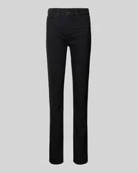 Emporio Armani Slim Fit Jeans im 5-Pocket-Design Black