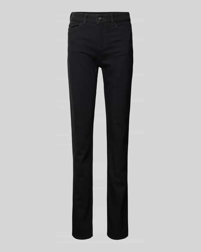 Emporio Armani Slim Fit Jeans im 5-Pocket-Design Black