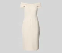 Knielanges Cocktailkleid mit Knoten-Detail Modell 'TAKOTA