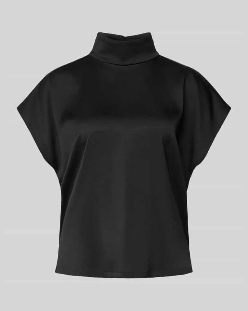 Drykorn Blusenshirt mit Stehkragen Modell 'ALARIA Dunkelbraun
