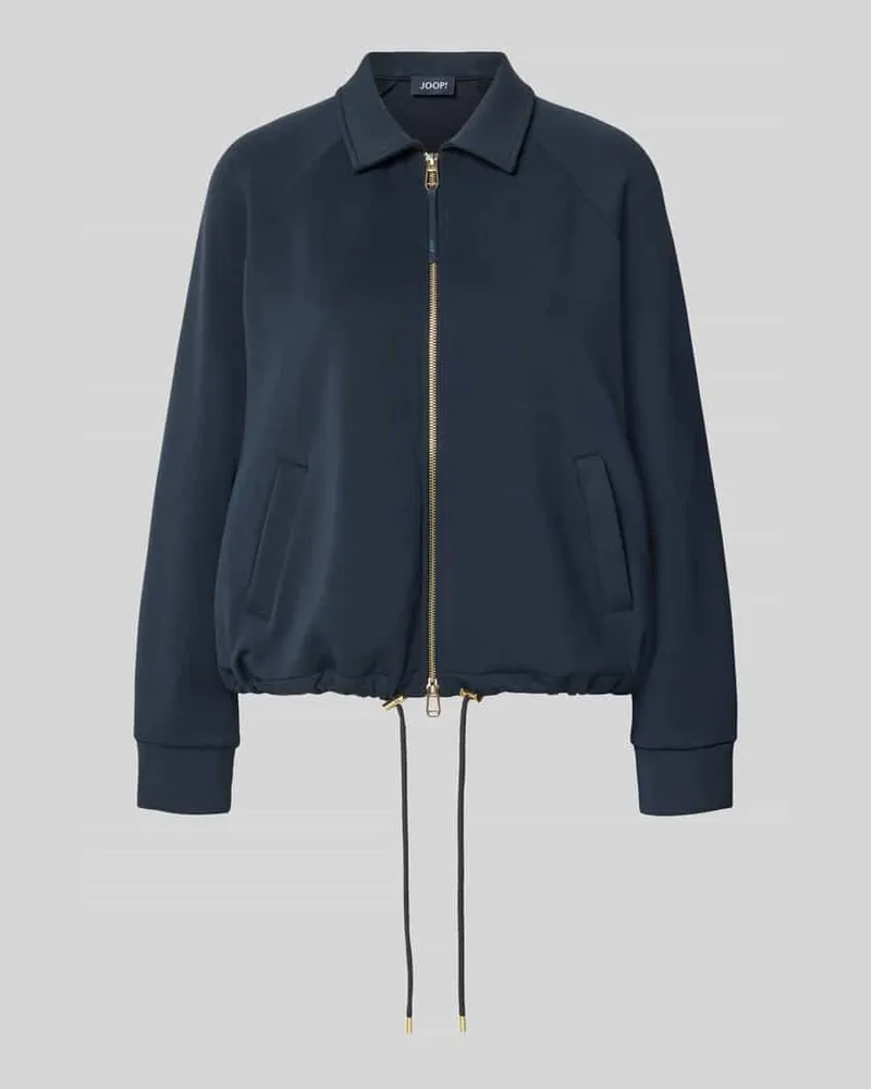 JOOP! Sweatjacke mit Zweiwege-Reißverschluss Modell 'Taimi Dunkelblau