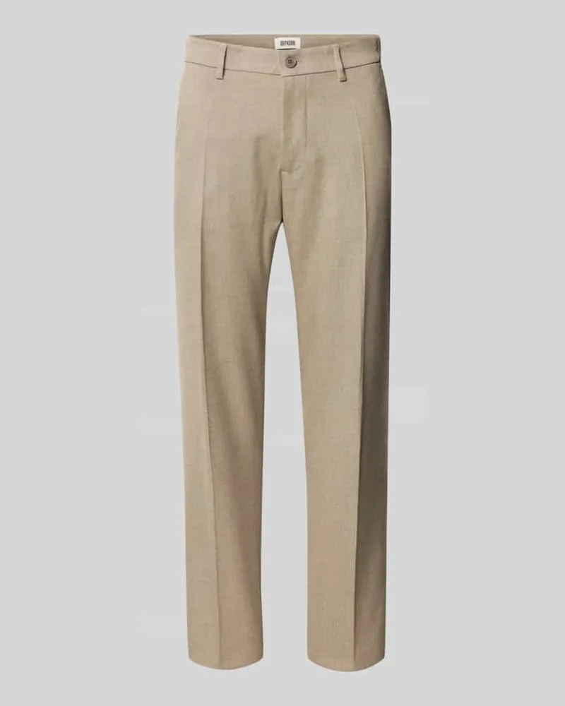 Drykorn Stoffhose mit Bundfalten Beige