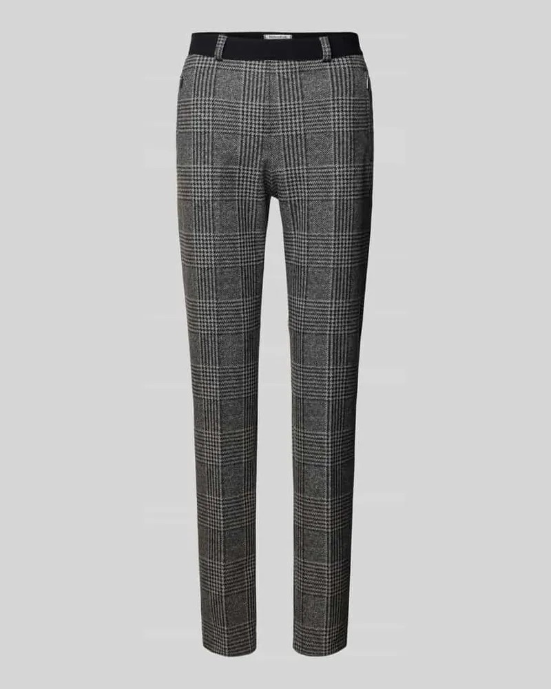 Brax Slim Fit Stoffhose mit Viskose-Anteil Modell 'Lillyth Mittelgrau