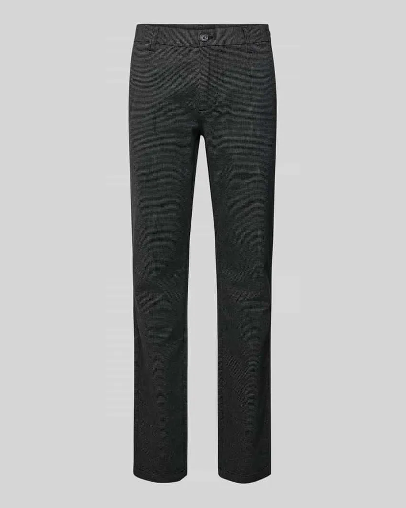 Marc O'Polo Shaped Fit Chino aus Baumwoll-Mix Modell 'STIG Anthrazit