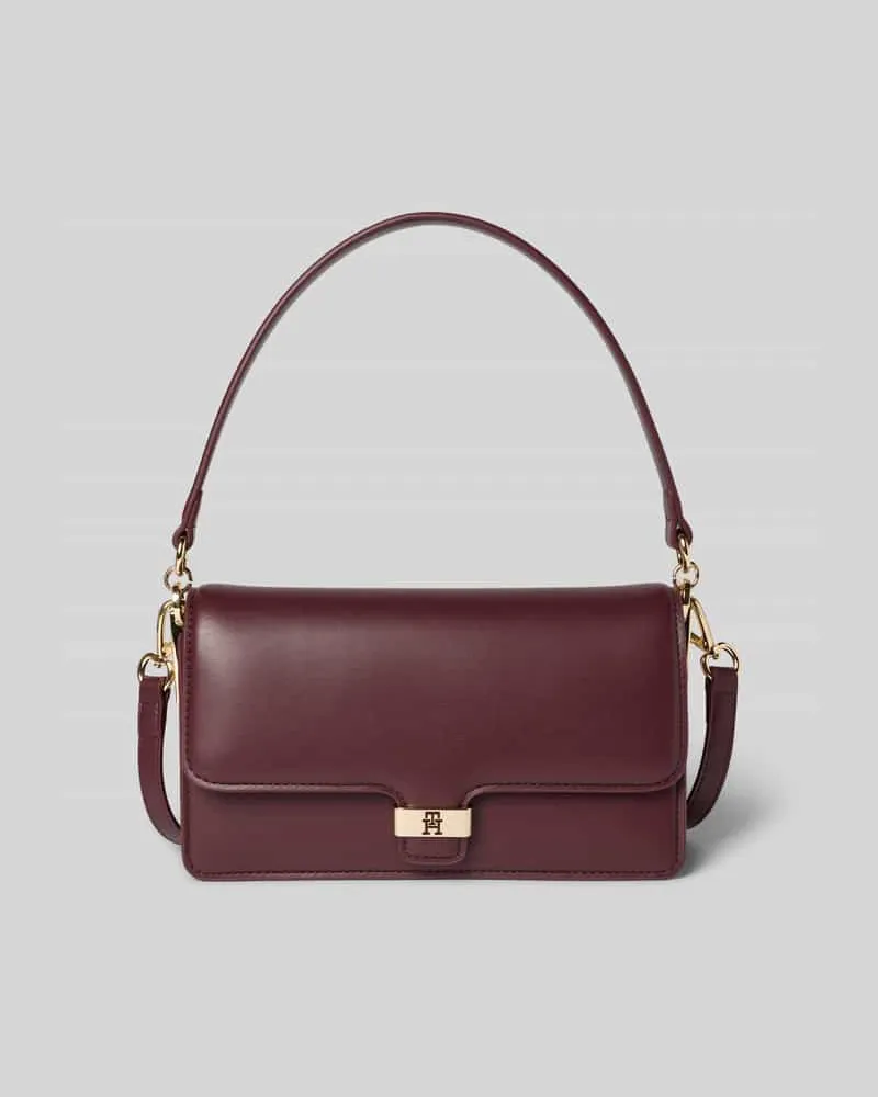 Tommy Hilfiger Umhängetasche mit Label-Applikation Bordeaux