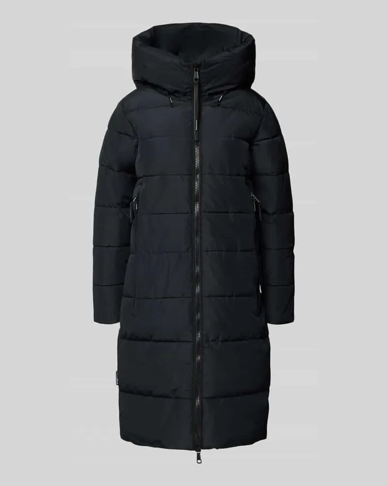 khujo Regular Fit Steppmantel mit gefüttertem Stehkragen Modell 'Jilia Marine