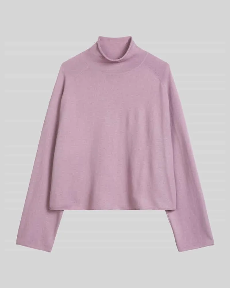 Marc O'Polo Rollkragenpullover mit Mock Neck Mauve