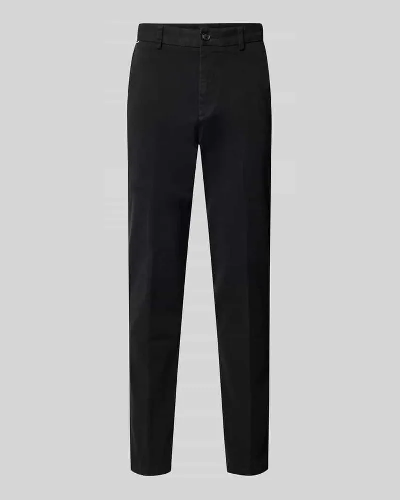 HUGO BOSS Slim Fit Hose aus Baumwoll-Mix Modell 'KAITON1 Black