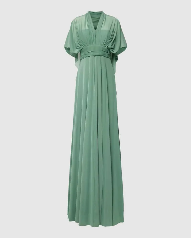 TROYDEN Abendkleid mit Raffungen Mint