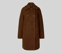 Wollmantel in Bouclé-Optik