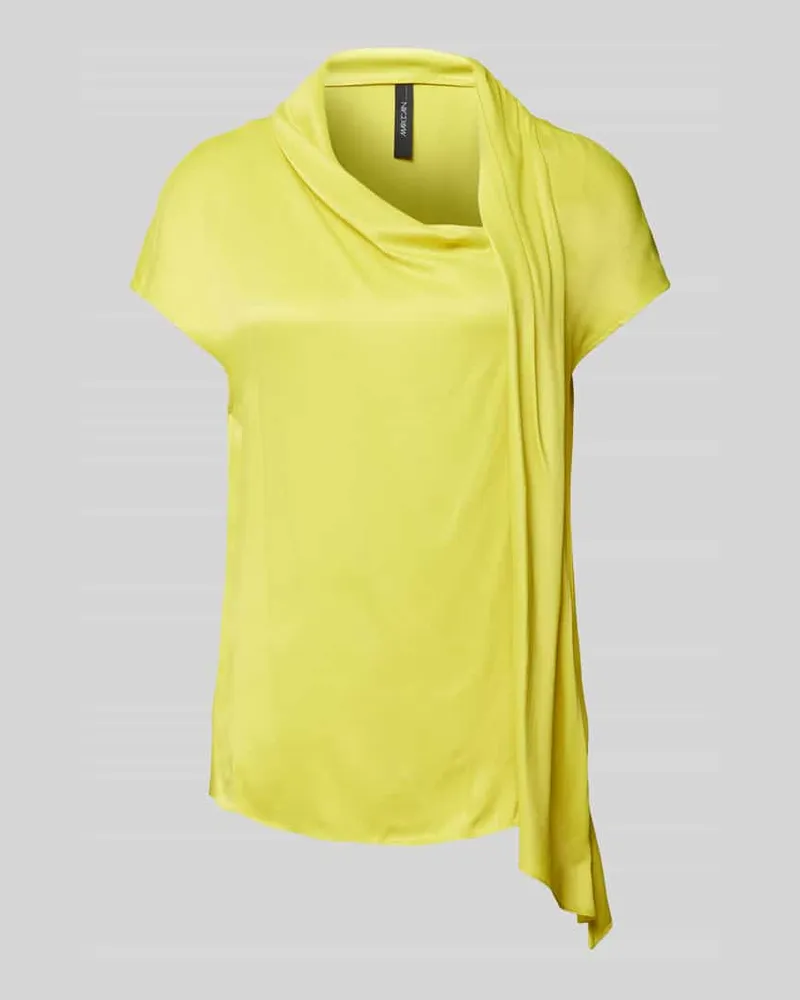 Marc Cain Blusenshirt mit Kappärmeln Senf