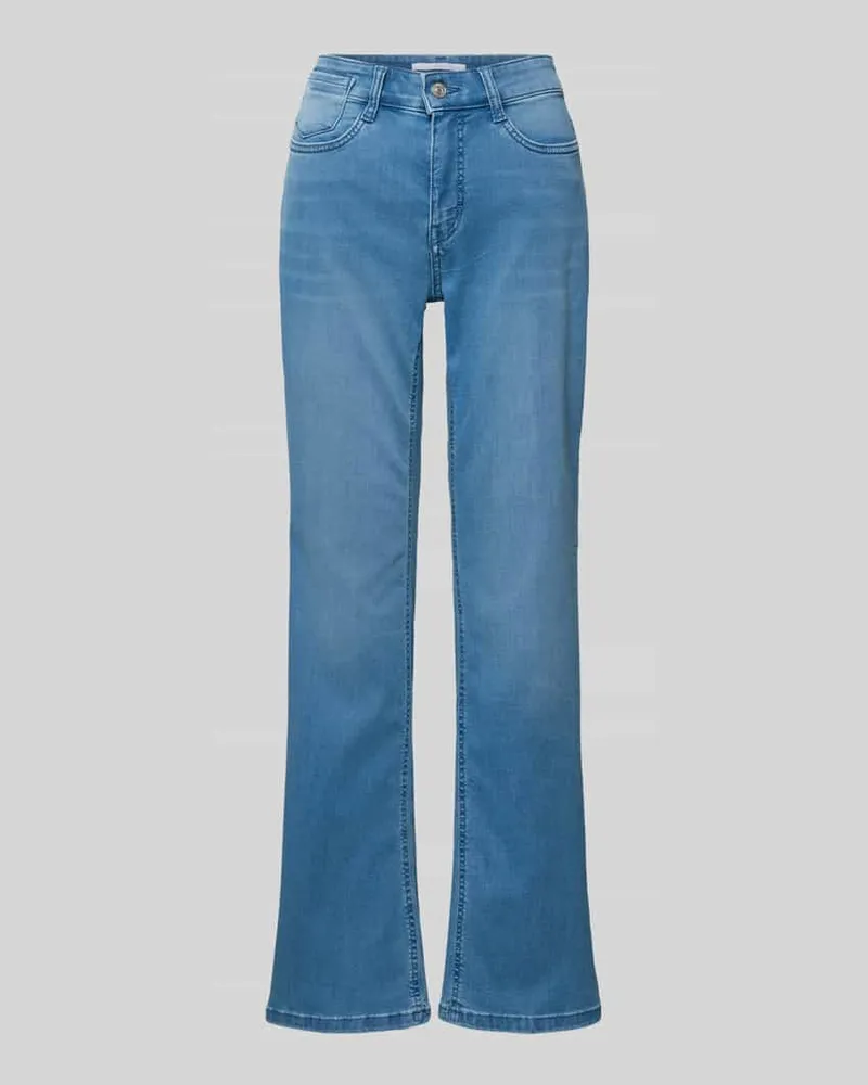 MAC Jeans Jeans mit 5-Pocket-Design Modell 'Laura Hellblau