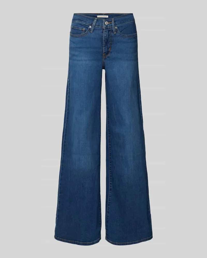 Levi's Shaping Wide Leg Jeans im 5-Pocket-Design Modell '318 Dunkelblau