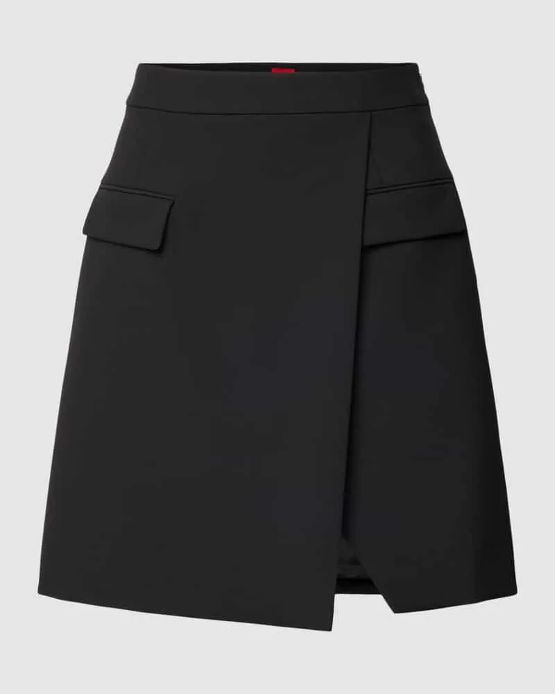 HUGO BOSS Minirock mit Pattentaschen Modell 'Rinusa Black