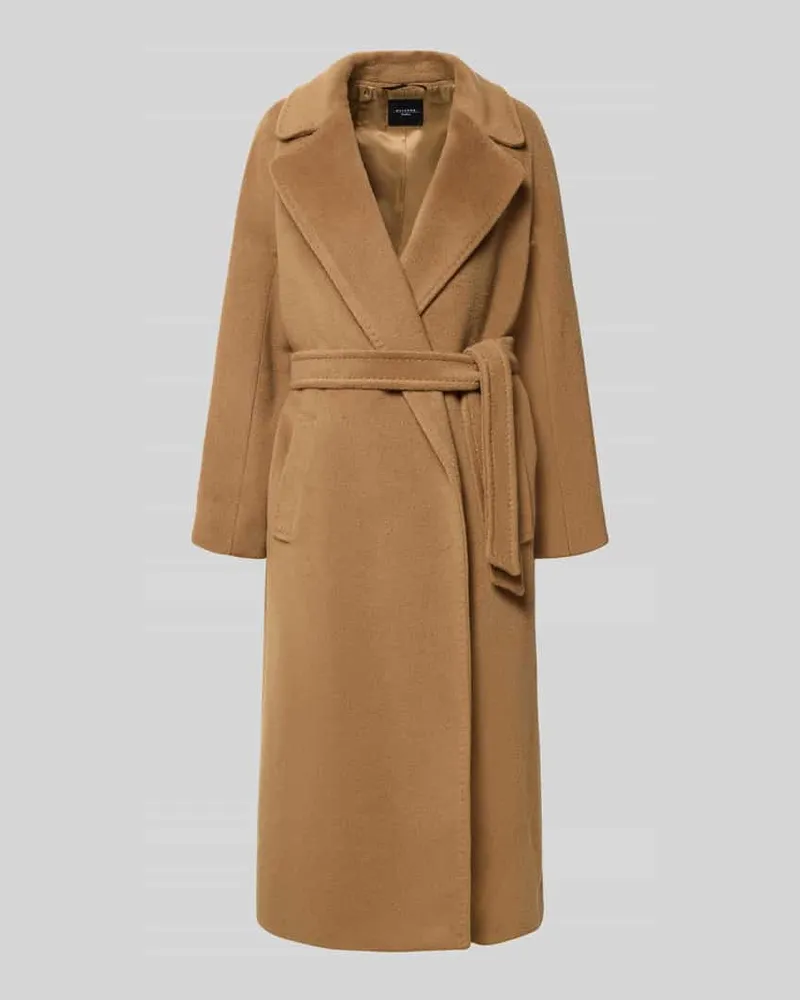 Max Mara Regular Fit Wollmantel mit Alpaka und Mohair Modell 'TEMPERA Camel