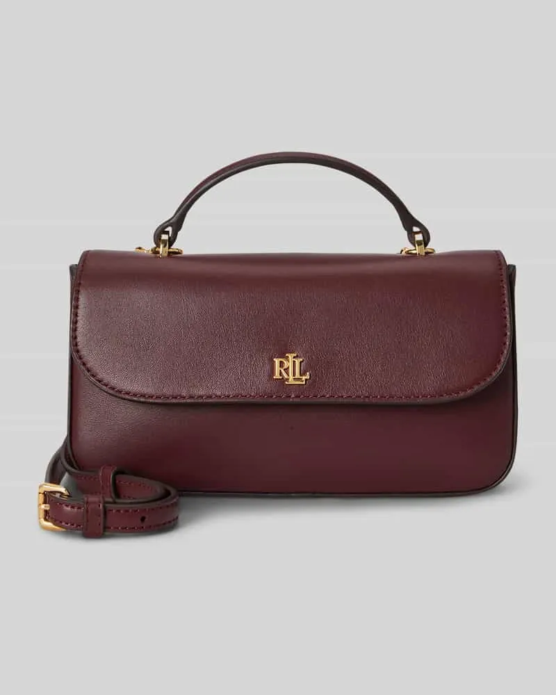 Ralph Lauren Umhängetasche aus echtem Kalbsleder Modell 'MRCY Bordeaux