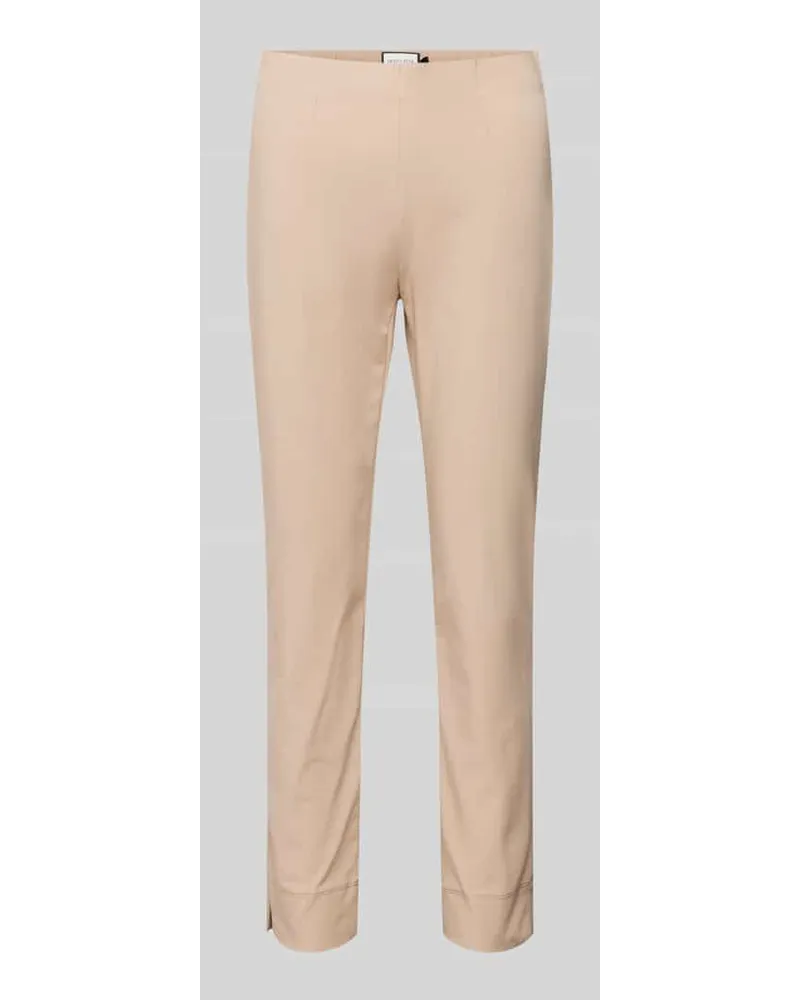 SEDUCTIVE  Slim Fit Stoffhose in verkürzter Passform Modell 'SABRINA Taupe